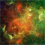 The North America Nebula in Infrared