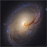 کهکشان مارپیچی مسیه96 از دید هابل