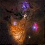Dark Dust and Colorful Clouds near Antares