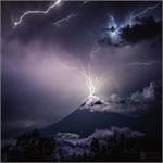 Lightning over the Volcano of Water
