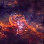 Star Forming Region NGC 3582 without Stars