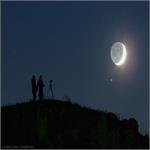 Astronomy Picture of the Day: The Hill, The Moon, and Saturn