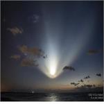 Streak and Plume from SpaceX Crew-2 Launch