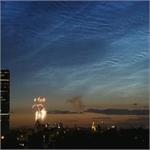 Astronomy Picture of the Day: Noctilucent Clouds over Paris Fireworks