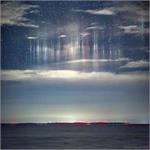 Astronomy Picture of the Day: Light Pillars over Whitefish Bay