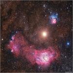 Astronomy Picture of the Day: Mars Between Nebulas