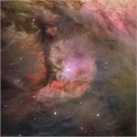 M43: ترکیبی از گرد و غبار، گاز و ستاره های موجود در سحابی جبار