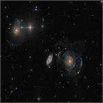 کهکشان های صدفی در صورت فلکی حوت