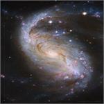 تصویر هابل از کهکشان مارپیچی میله ایNGC 1672