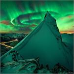 همکاری سبز: شفق قطبی بر فراز نروژ