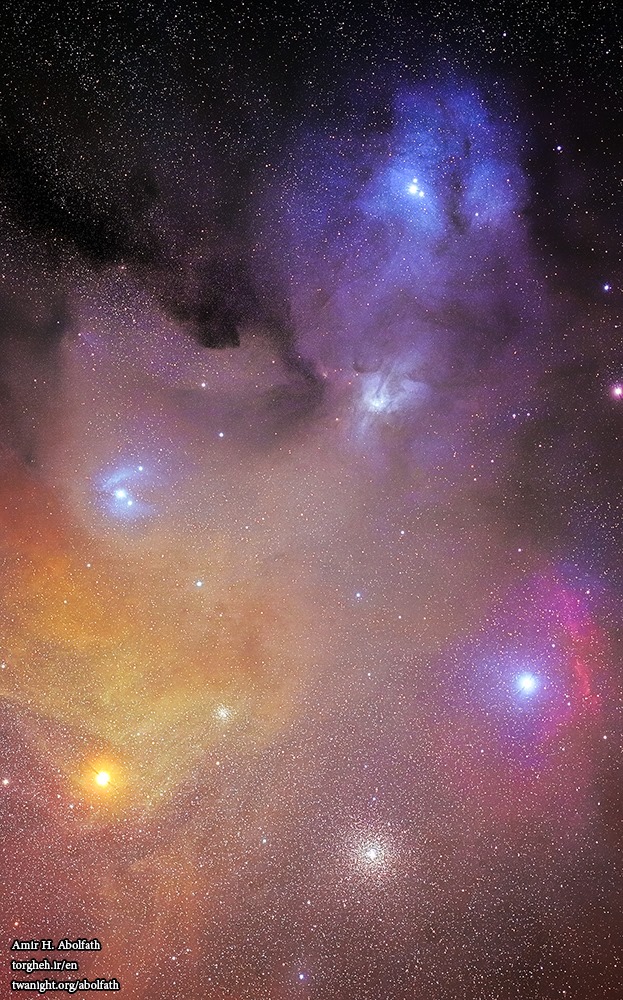 Antares and Rho Ophiuci