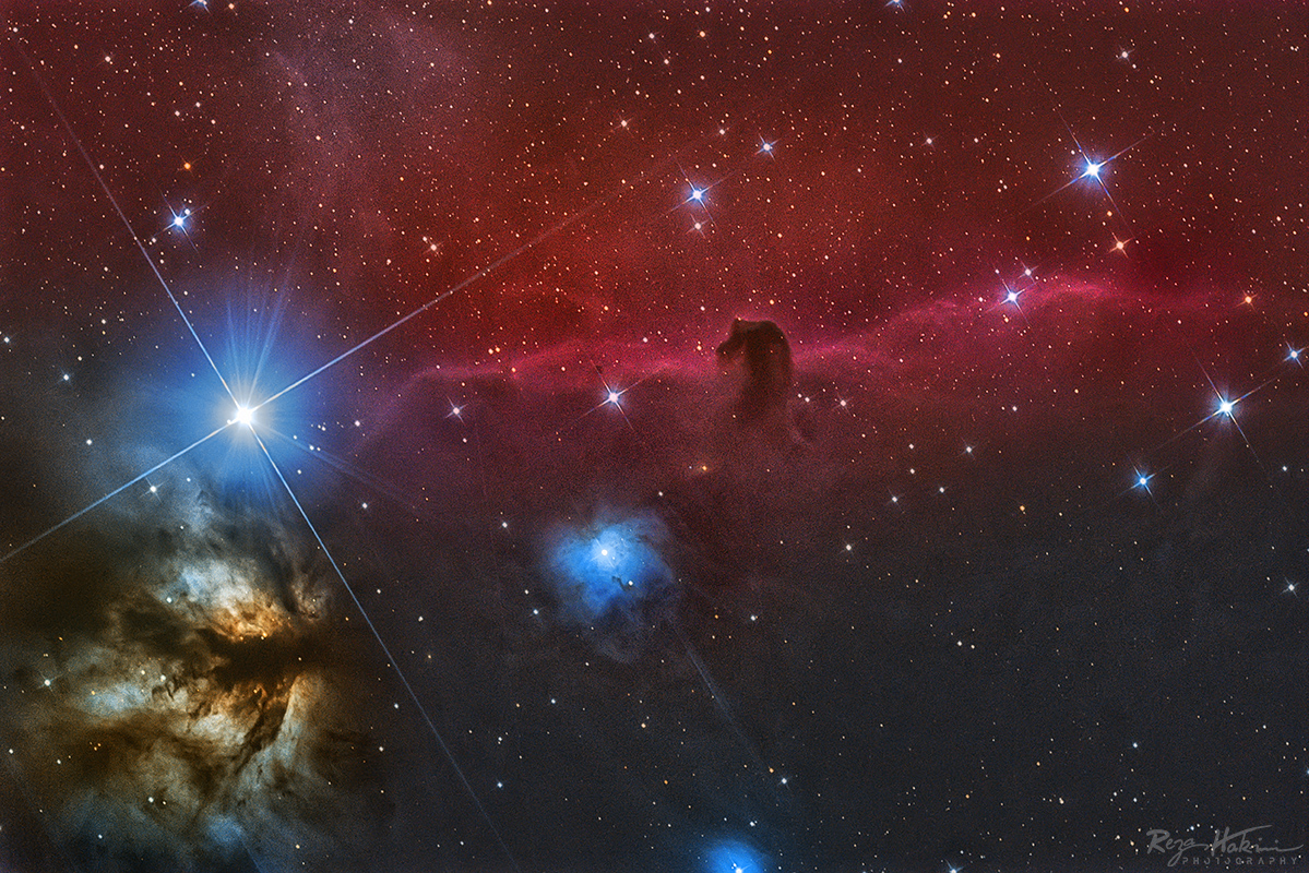 IC434 - Horsehead & Flame Nebulae