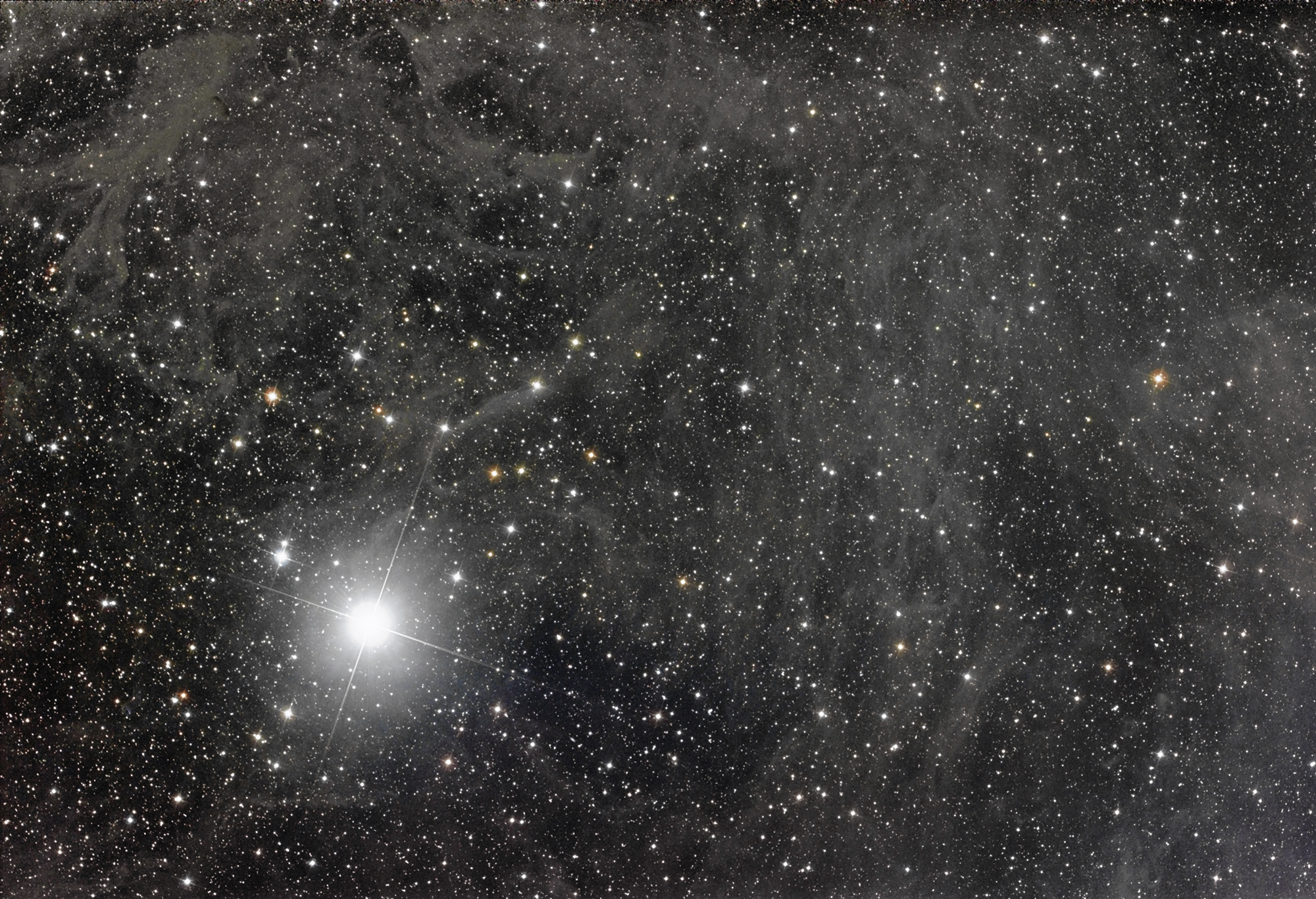 LDN 1292 Dark Nebula Near Polaris