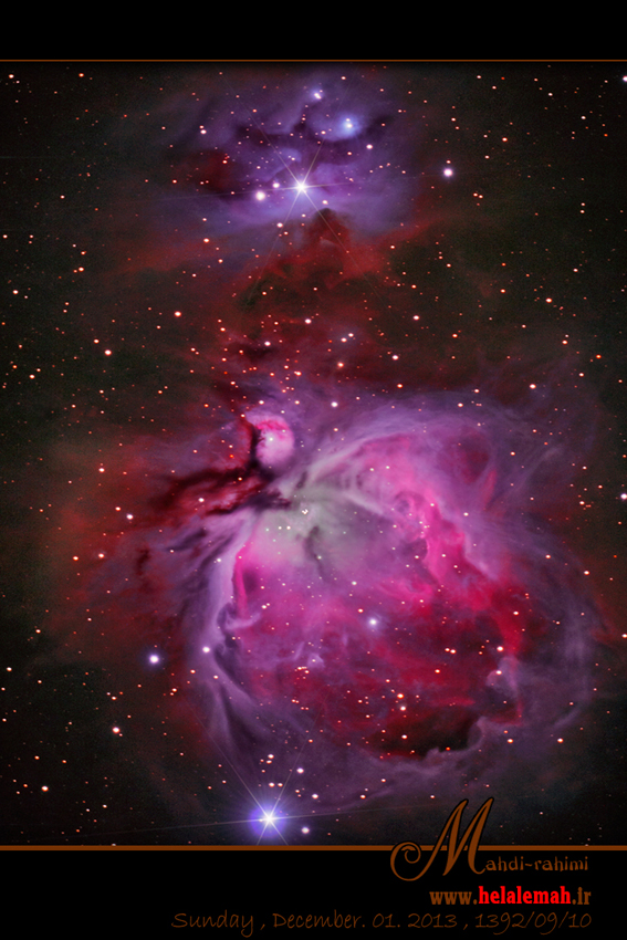 Orion Nebula and The Running Man Nebula