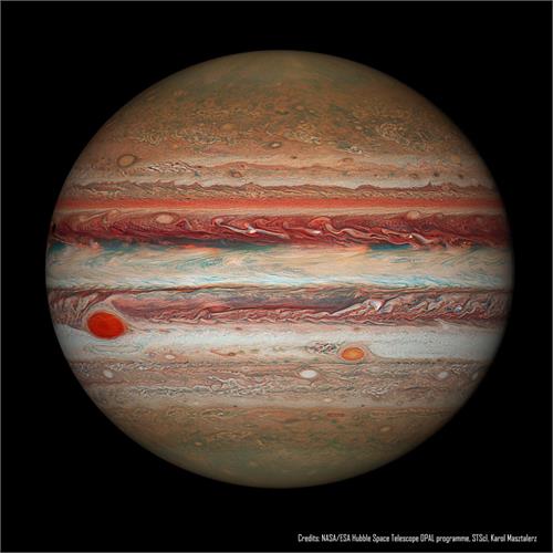 Astronomy Picture of the Day: Hubble's Jupiter and the Shrinking Great Red Spot