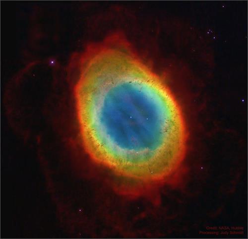M57: سحابی حلقه از دید هابل