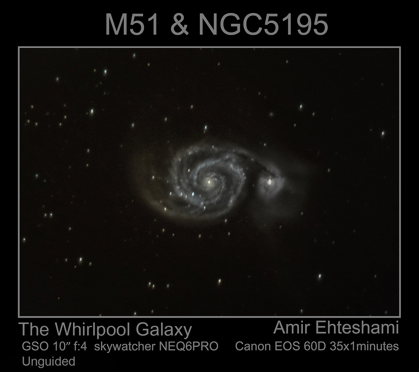 کهکشان گرداب M51 & NGC5195