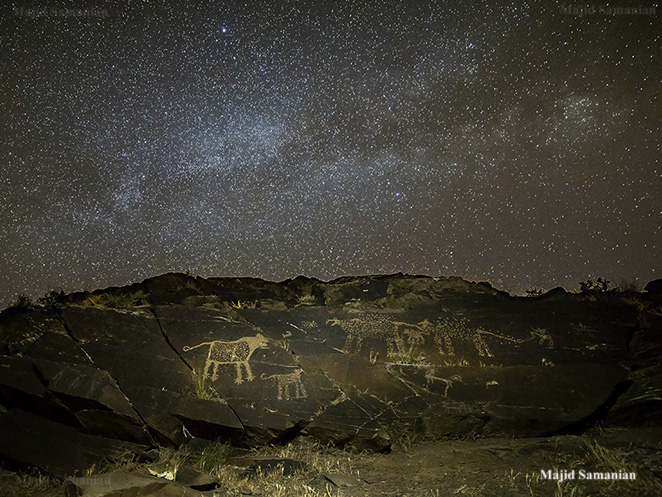 سنگ نگاره های تیمره قدمت 6000 ساله