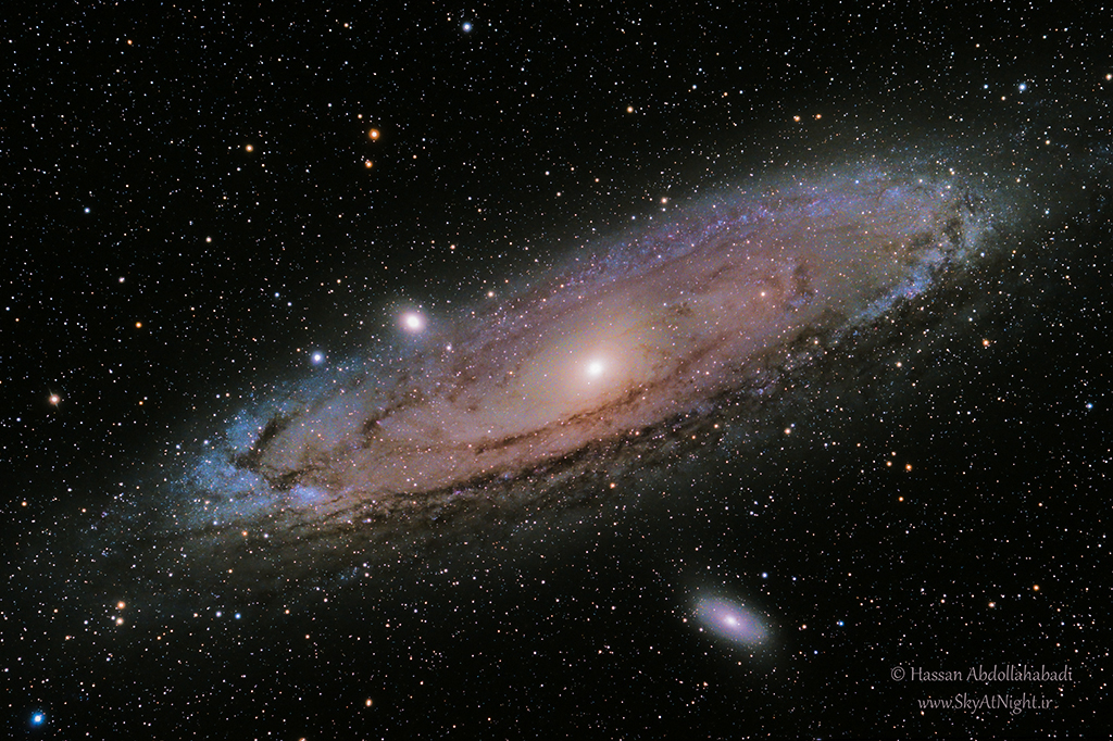 کهکشان آندرومدا HDR