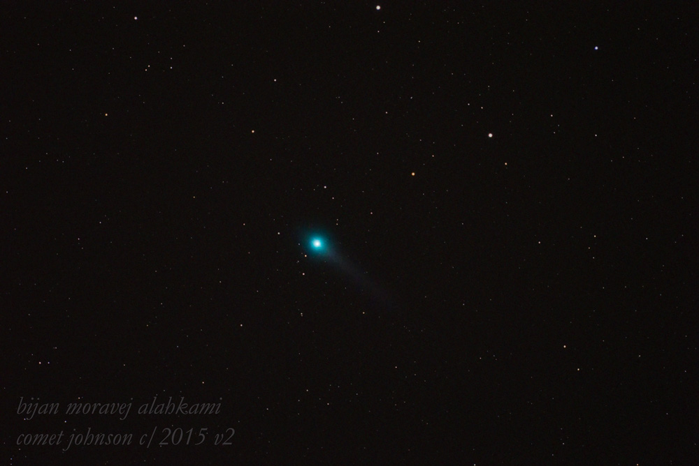 Comet  johnson c/2015 v2 دنباله دار جانسون
