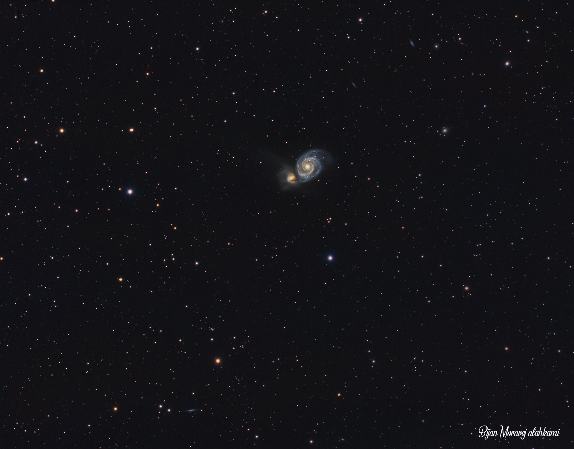 Whirlpool galaxy &  IC4263 ngc 5169 ngc 5173 ngc5198 &.....