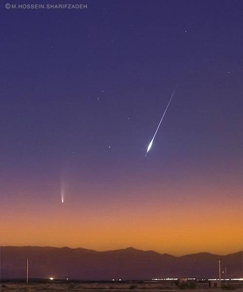 Fireball and Comet NEOWISE