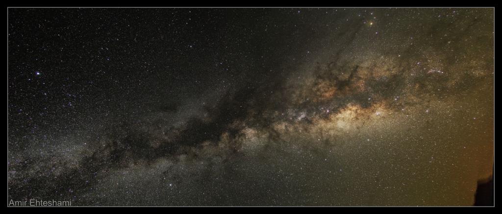 پانوراما راه شیری panorama of the milkyway galaxy