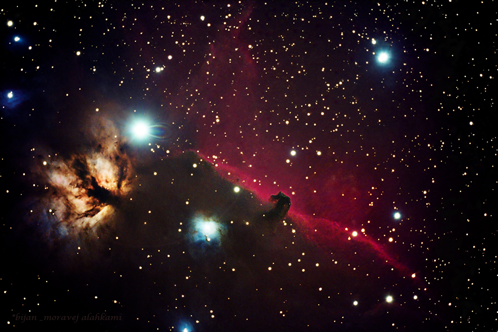 IC434 - Horsehead nebula & FLAME NEBULA